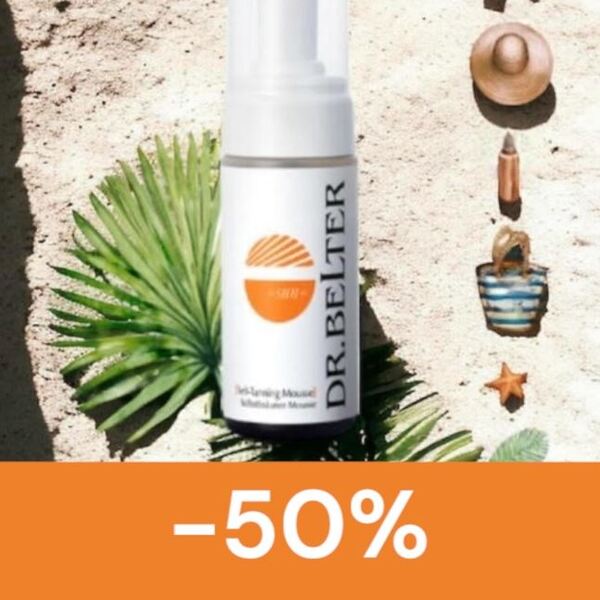 50% kedvezmény SUN SELF-TANNING MOUSSE 100ml - Önbarnító hab