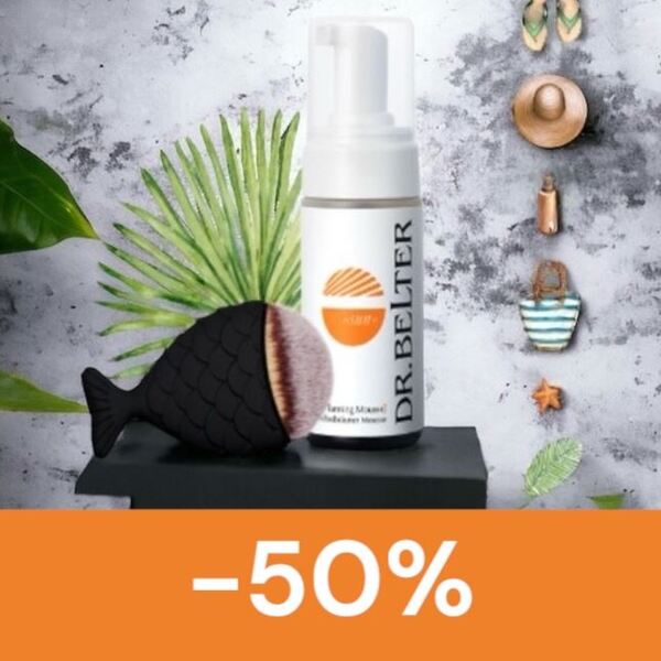 50% kedvezmény SUN SELF-TANNING MOUSSE-set 100ml + ecset - Önb