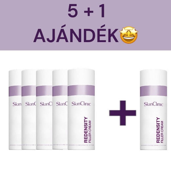 REDENSITY-filler cream 50ml - 5x50ml +1 ajándék