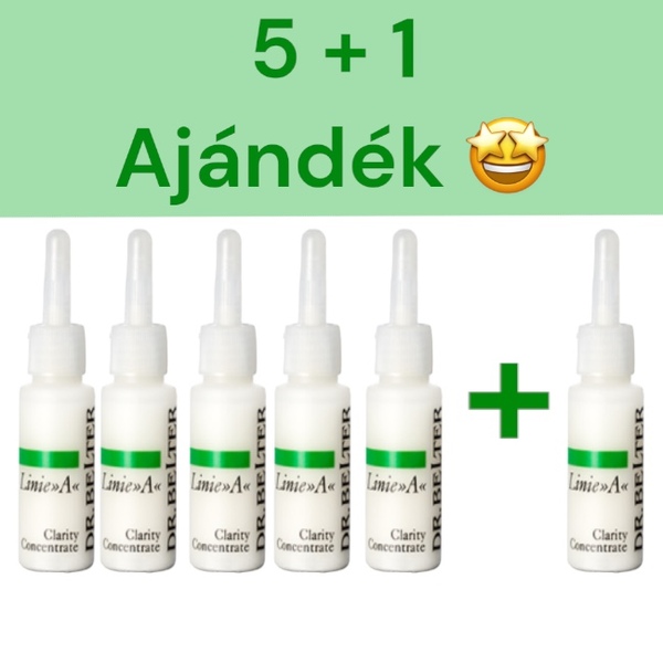 Clarity Concentrate -Linie A- 5x9ml +1 ajándék