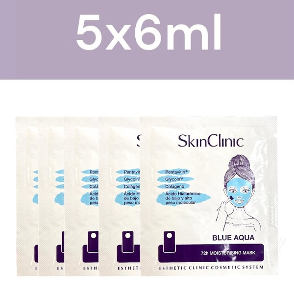 Blue Aqua 5x6ml termékminta - Intenzív hidratáló mask