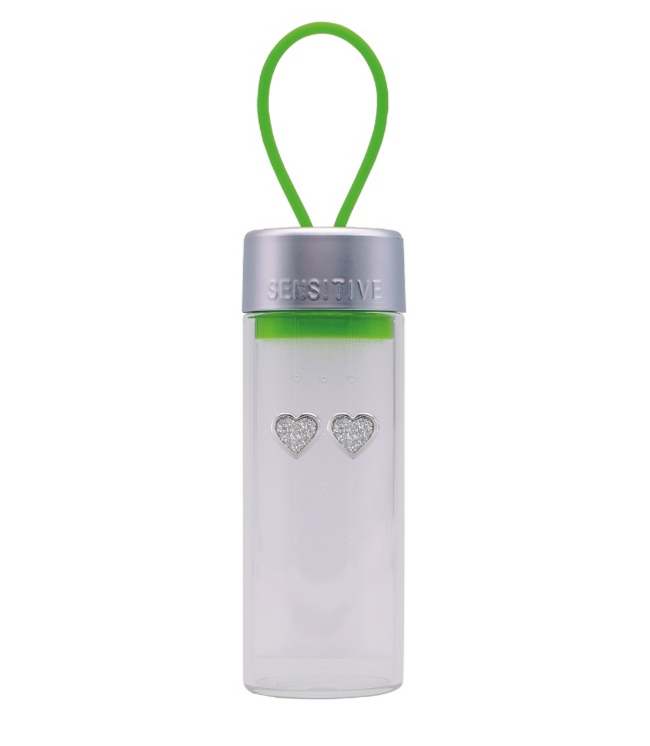 Csillogó Fehér Szív, Natúr 7mm TUBE CUBE 1414-75 TB3564WSTX