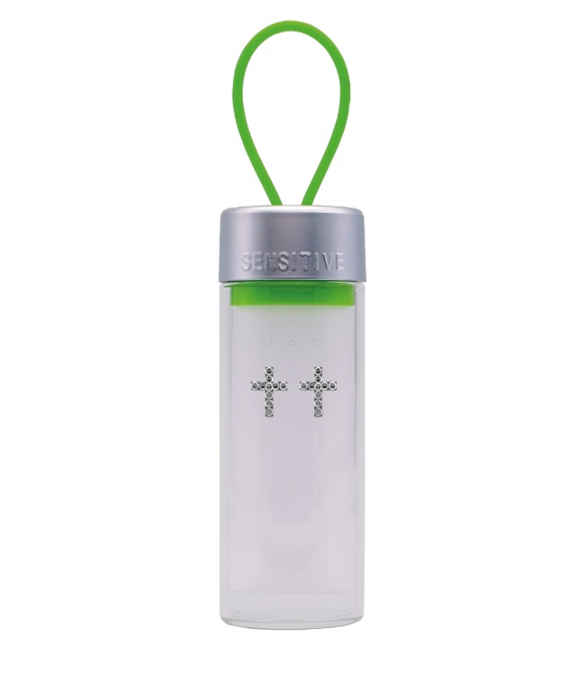 Kereszt, Ápr. Kristály, Natúr 7x10mm TUBE CUBE 1426-75 TB3604WST