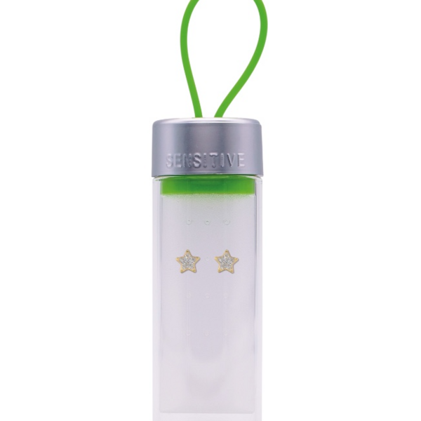 Csillogó Fehér Csillag, Aranyozott 6mm TUBE CUBE 1409-75 TB3544Y