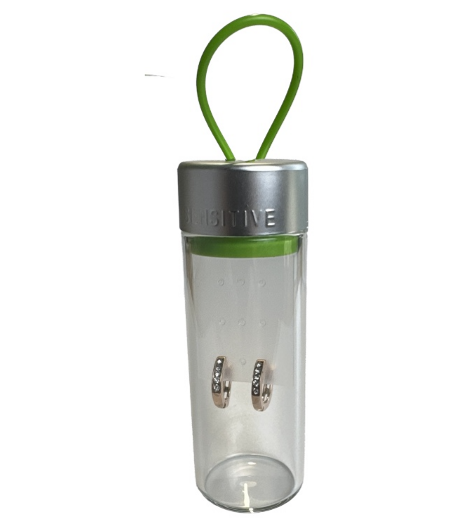 Karika, Kövekkel, Rosé Gold 12mm TUBE CUBE 1461-75 TB1416RSTX