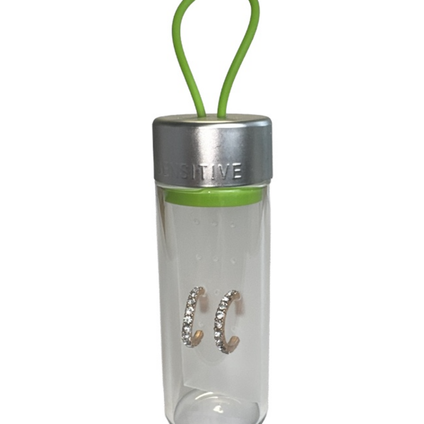 Fülgyűrű, Kövekkel, Rosé Gold 16mm TUBE CUBE 1468-75 TB1468RSTX